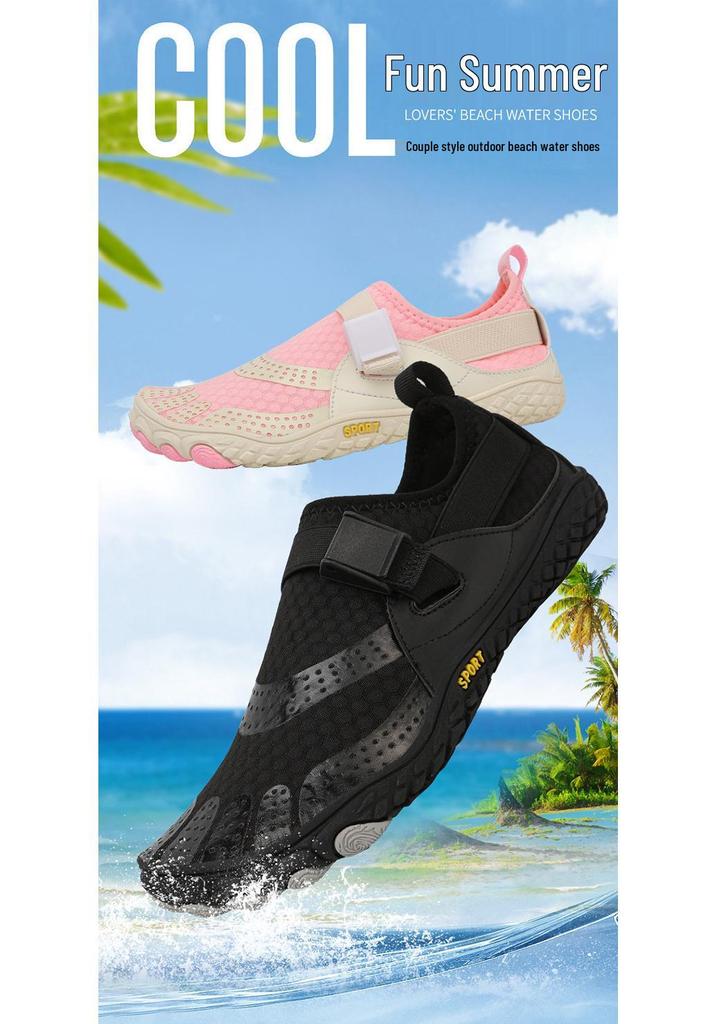 Leichte, rutschfeste Barfuß-Wasserschuhe - Atmungsaktiv, mit dicker Sohle, minimalistisches Design für Strand und Schwimmen, Unisex.