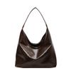 New casual soft leather big bag texture commuting simple shoulder armpit bag going out versatile tote women's bag