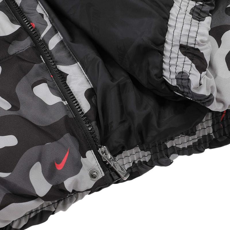 Nike Hooded Down Jacket Camouflage Kids Jackets HQ7182-084