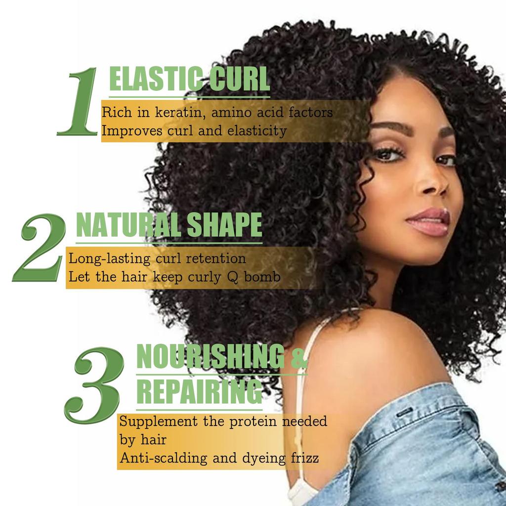 EELHOE Bouncy Volume Pflegecreme Anti-Frizz Lockiges Haar Volumen Natürliches Volumen Styling Haarpflege Elastifizierer