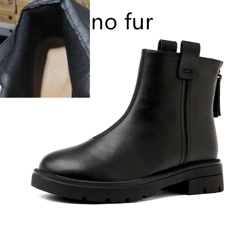 

Модные ботильоны AIYUQI Женские 2024 Новые Нескользящие Женские Короткие Ботинки из Натуральной Кожи Модные Зимние Ботильоны Челси в Британском Стиле Женские 255