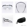 Made In Japan Sports Sunglasses Golf Mirror ULTRA LENS Coating On the Back Large Lens Flat Lens That Minimizes Visual Discomfort CONTRAIM MEBK Silver