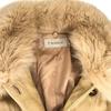 Wisteria Defektes Etikett Pelz Abnehmbar Fuchs Lammleder Mantel Kamel Damen 9AR(GEBRAUCHT)