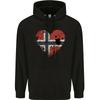 Love Norway Flag Norwegian Day Football hoodie-Casual Pullover Sweatshirt