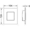 Tece TECEnow U1 Flush Plate White Matte 9242407