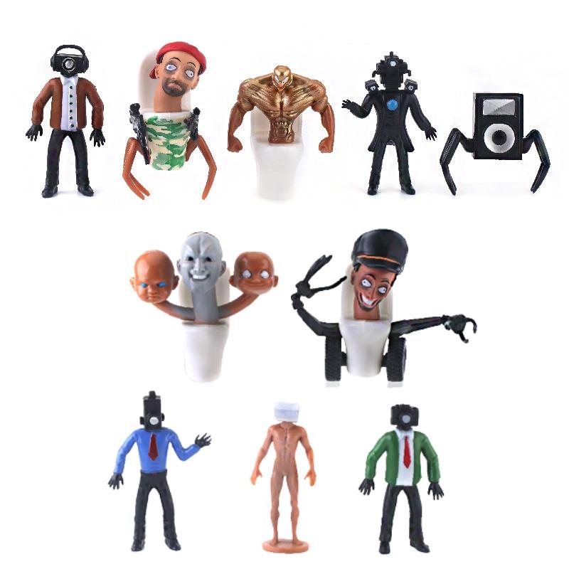 Jiachi Al735790819338 Toilet Man And Surveillance Man Toy Building Blocks Titan Sound Man Action Figure