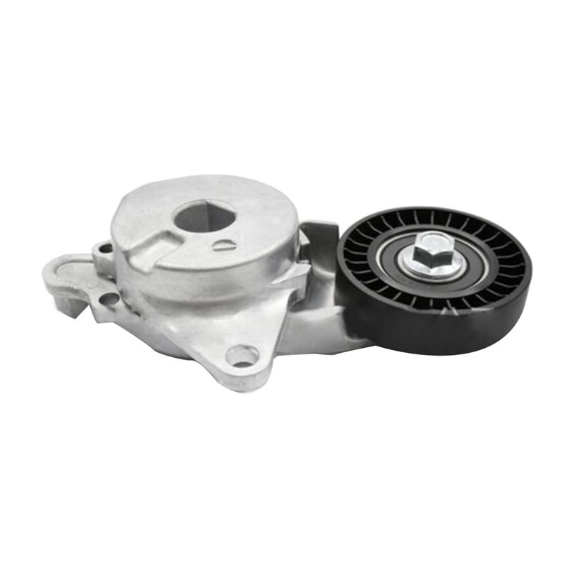 Precise 16620-21010 Belt Tensioner Pulley Assembly Replacement For Toyota Corolla 2.0L 2007-2016 Multi-Wedge Belt Pulley 16620-2 Silver  Black