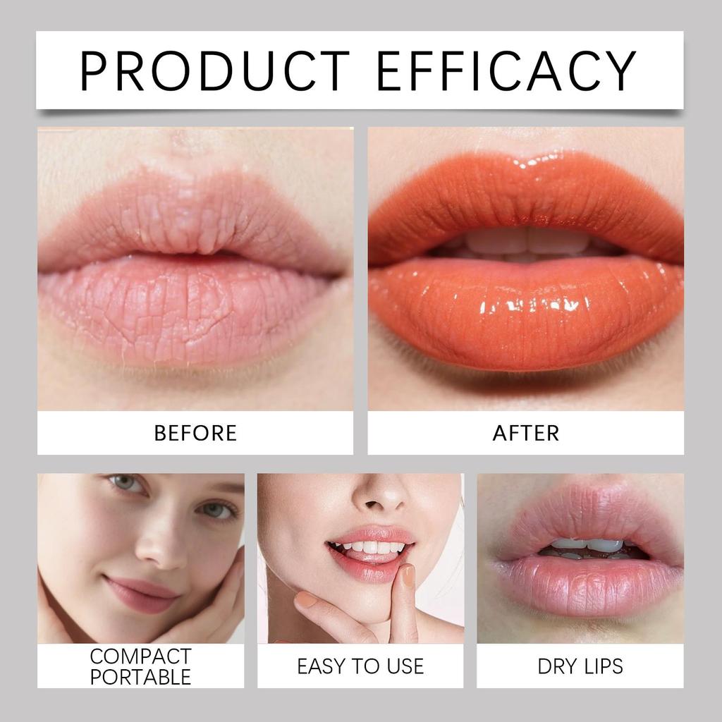 Zephoco Lip Care Essence 12h Moisturizing Plumping Balm Gentle Nourishment For Delicate Lips