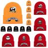 Jack Pumpkin Prince Knit Hat Colorful Halloween Print Unisex Winter Warm Cap