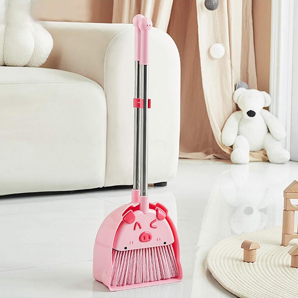 1 set - (1pc broom+1pc dustpan) set household combination mini broom household broom dustpan