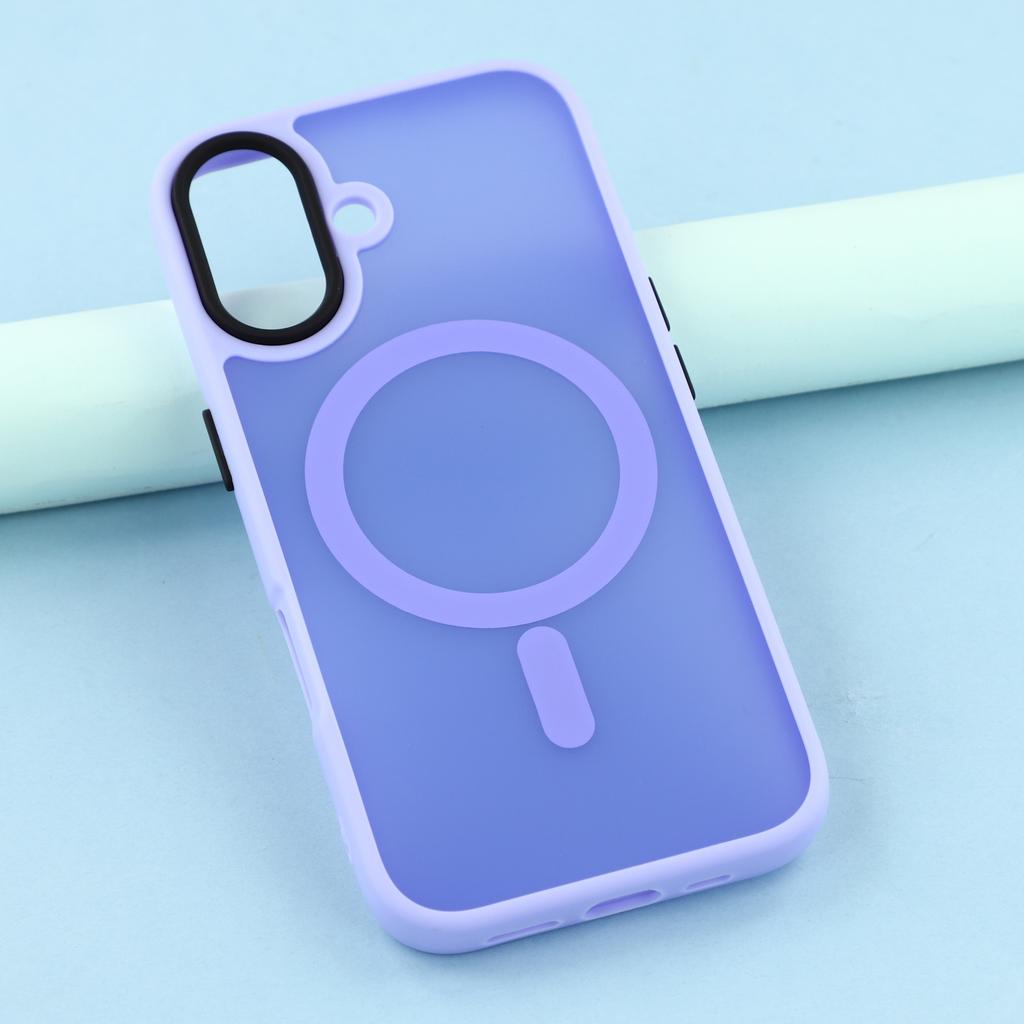 For iPhone 17 Case Compatible with MagSafe Skin-Touch PC + TPU Phone Cover