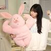 40/50/60cm Creative Big Muscle Pink Pig Plush Toys Stuffed Muscle Pig Doll Boyfriend Huggable Pillow Funny Birthday Gift Cushion