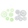 2Pcs Steampunk Gear Metal Cutting Dies For Scrapbooking Diy Clipart Photo Decoration Papercraft Cutter Die Mold Metal Stencil