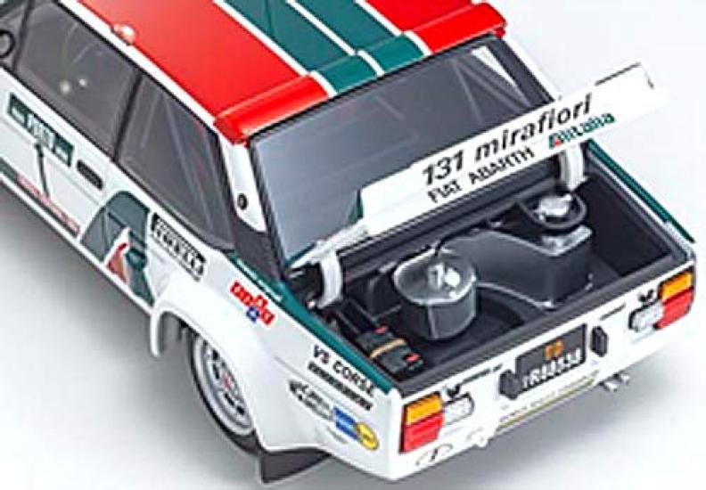 Kyosho Original Scale Fiat 131 Abarth Rally 1978 Portugal Finished Product 1/18 #1