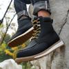 Top Quality Workwear Shoes for Men Steel Toe Soft Toe Waterproof Anti-Puncture Slip Resistant Safety Men's Working Boots Zapatos