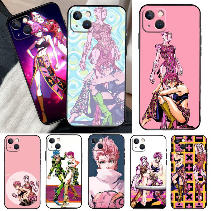 

Чехол Giorno Giovanna Trish Una JOJO для iPhone 13 12 Mini 11 14 Pro Max 6S 8 7 Plus SE 2022 2020 X XS Max XR задняя крышка