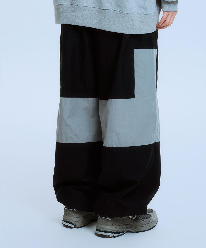 Akaibeuboldeu 939 Racing Panel Padded Pants (Black)
