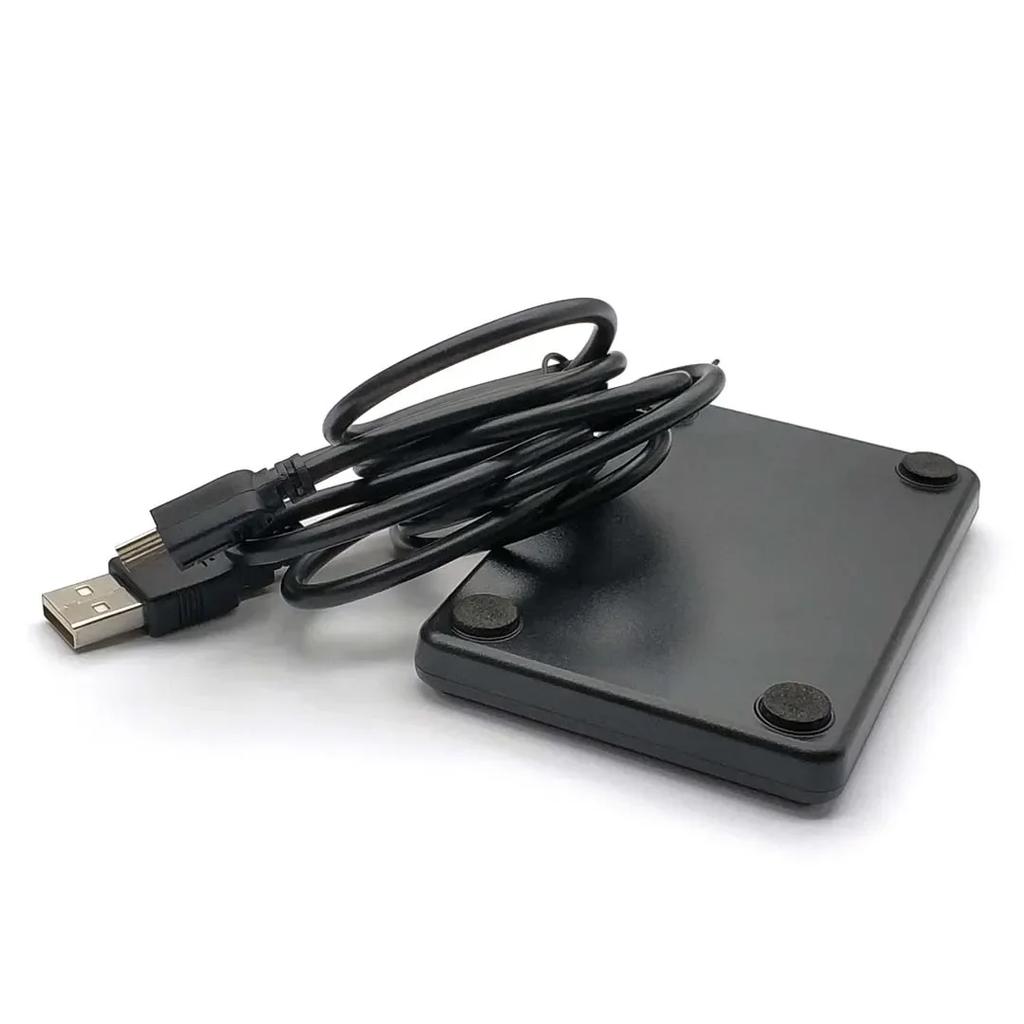 125KHz 13.56MHz RFID-läsare USB Proximity Sensor Smartkortläsare Ingen Drivrutin Utgivningsenhet USB för Passerkontroll IC ID-läsare