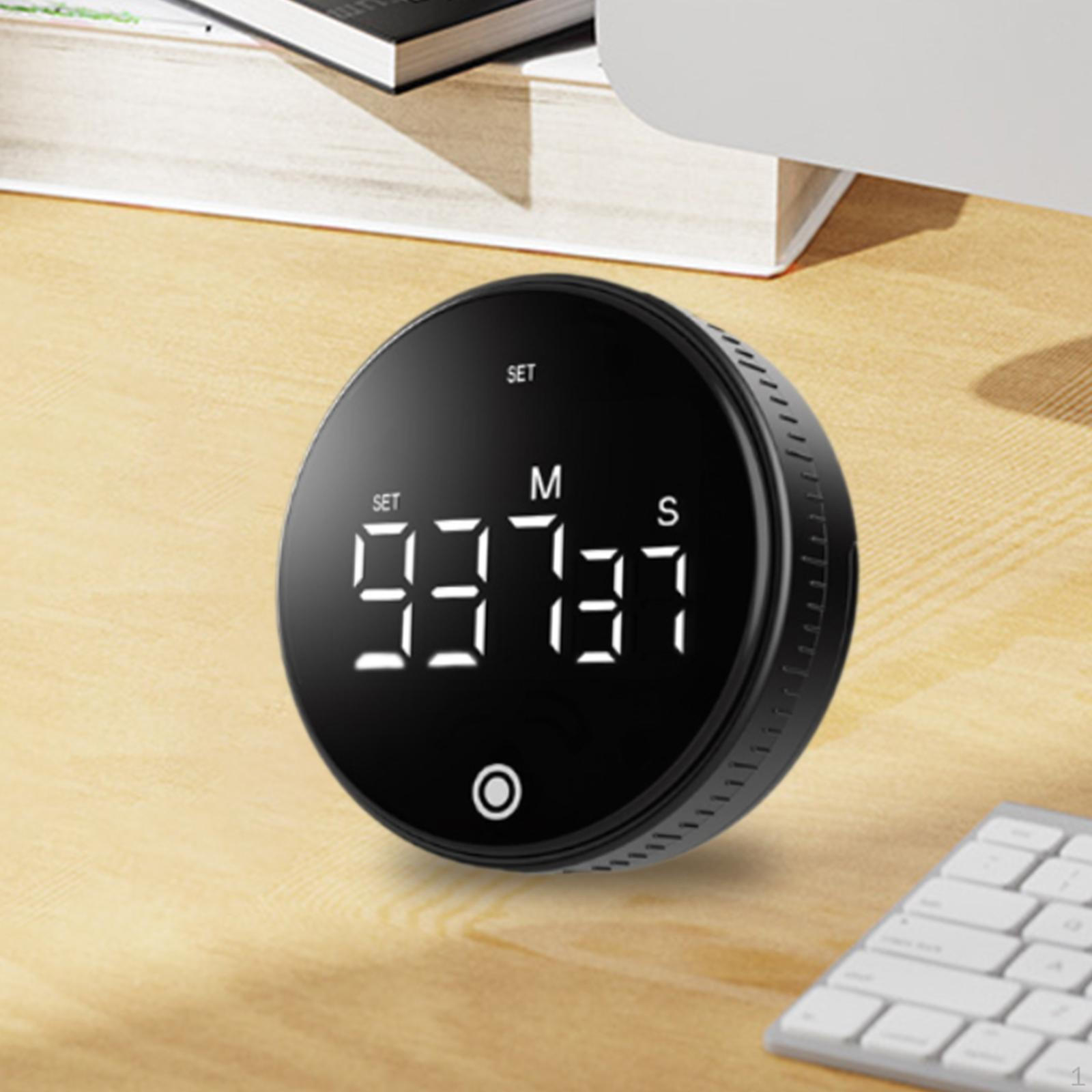 

Цифровий кухонний таймер, регульований ігровий таймер, електронний світлодіодний дисплей для яєць для навчання, чорний