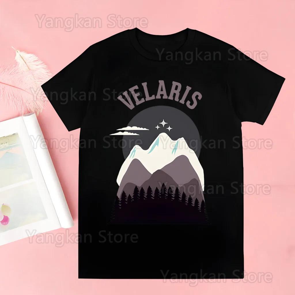 ACOTAR Веларис Топ Футболка Графический Женская Футболка Футболка Город Звездного Света Ночной Двор Женские Мультяшный Мама Летние Футболки S