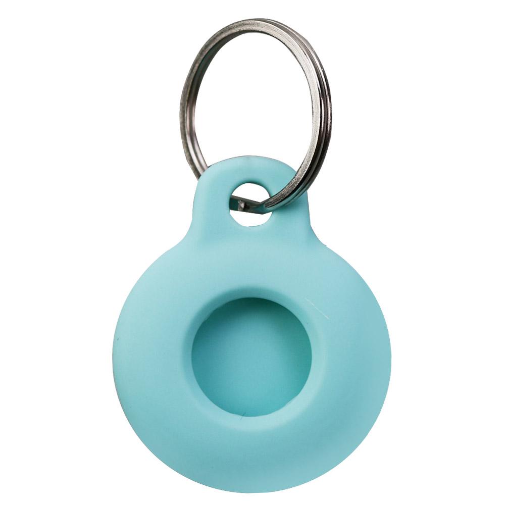 1PC Silicone For AirTags Tracker Locator Protective Case with Keychain Anti-lost Device Sleeve Smart Accesso ProtectsIm Pacting