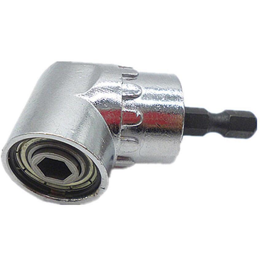 Impact Drill Driver Bit Set Extension Socket Adapter Hex Shank Right Angle