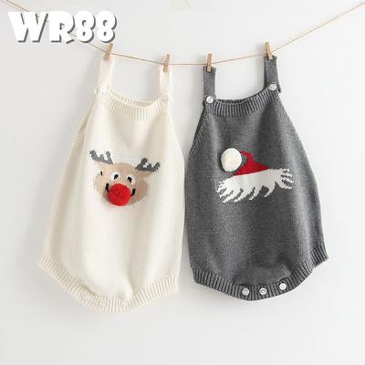 baby girl knit overalls