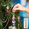 Christmas Elf Ornaments Wooden Elf Boys Girls Christmas Tree Hanging Ornaments for Home Tree Indoor Outdoor Holiday Decor