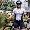 GIVELO Pro Women's Professional Triathlon Clothes Long Sleeve Cycling Skinsuits Sets 20DConjunto Feminino Ciclismo Jumpsuit Kits