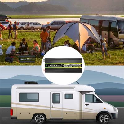 1 Set 3000W/4000W/6000W Power Inverter Pure Sine Wave LED Display 12V/24V To AC 220V Car Convert Adapter Auto Accessories