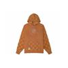 X Emma Mulholland Retro Checkered Design Drawstring Hoodie With Long Sleeves FW22 Women Tops Coffee VN0A7YKNYLY