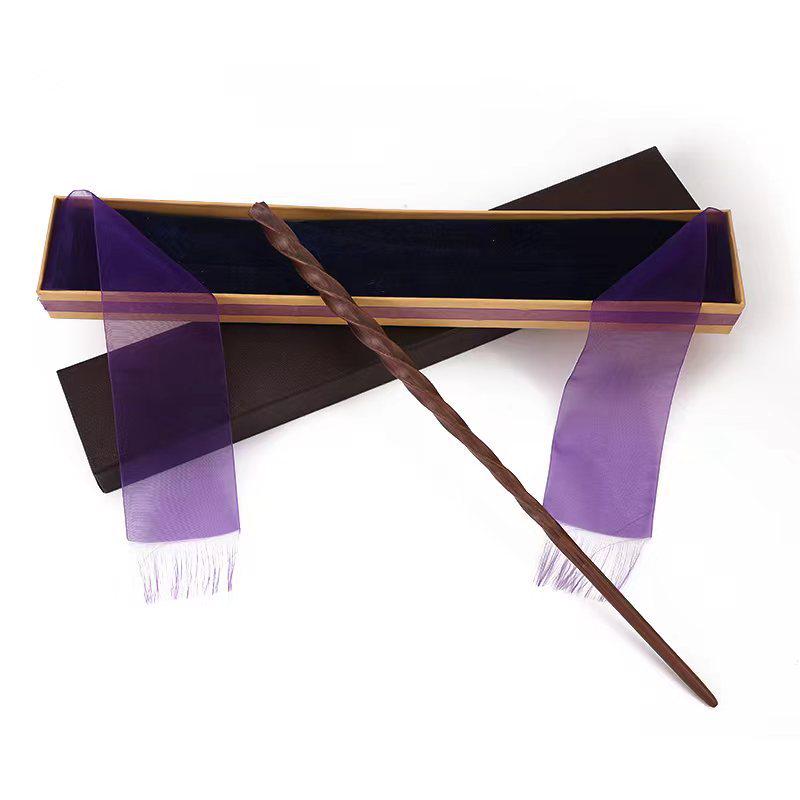 Harry Potter Magic Wand with Metal Core in Purple Box - Halloween Scepter