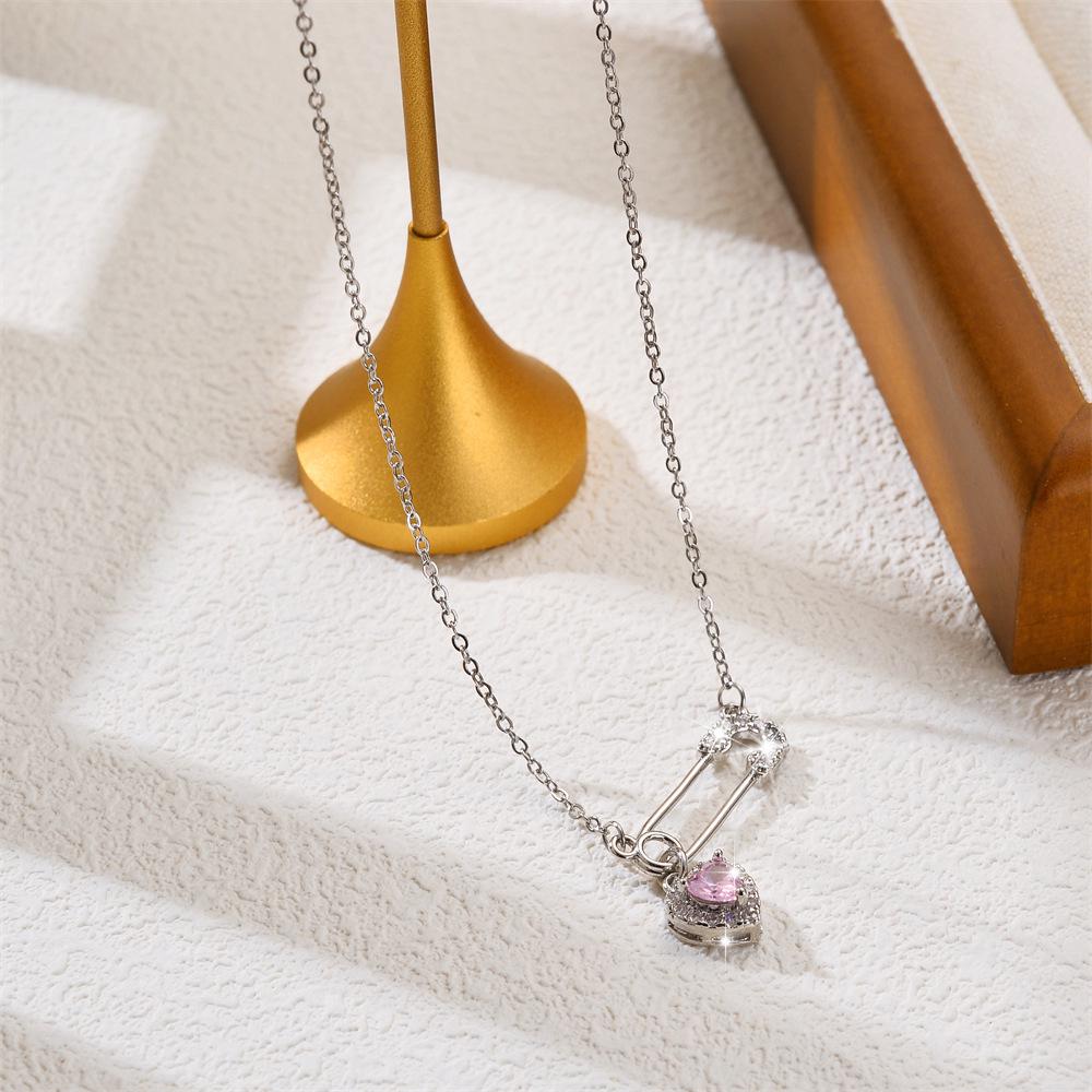 Simple Fashion Titanium Steel Women's Necklace - Non-fading, Luxurious, Versatile, Korean Style Clavicle Chain