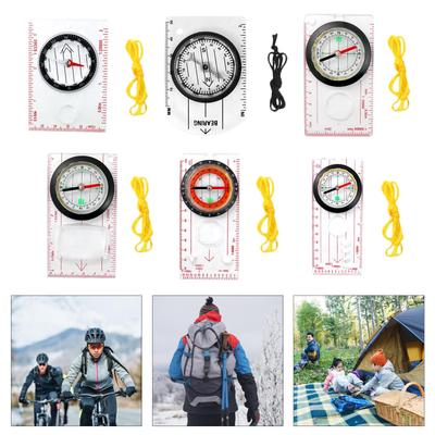 Multifunktionale Kompasse Navigationskompasse Kartenlineal Lupe Erkunden Wandern Kartenlesen Orientierungslauf Kompasse