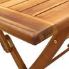 vidaXL Klappbarer Gartentisch 120x70x75 cm Massivholz Akazie