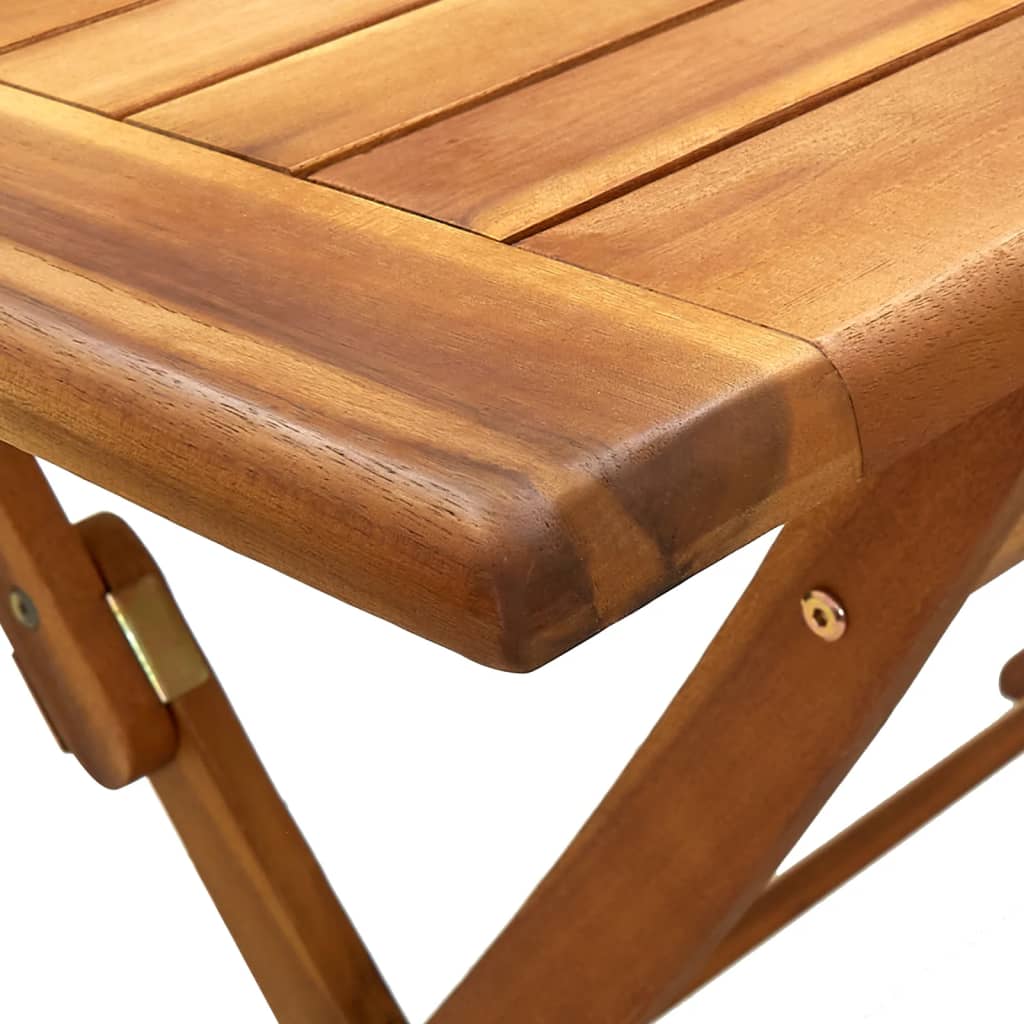 vidaXL Klappbarer Gartentisch 120x70x75 cm Massivholz Akazie