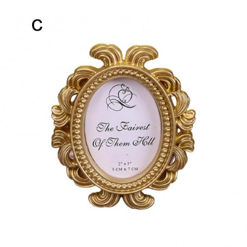 

Цветочная фоторамка Эллиптическая рамка для фотографий Маленький барочный держатель для фотографий Настольная фоторамка Свадебный и домашний декор Подарок