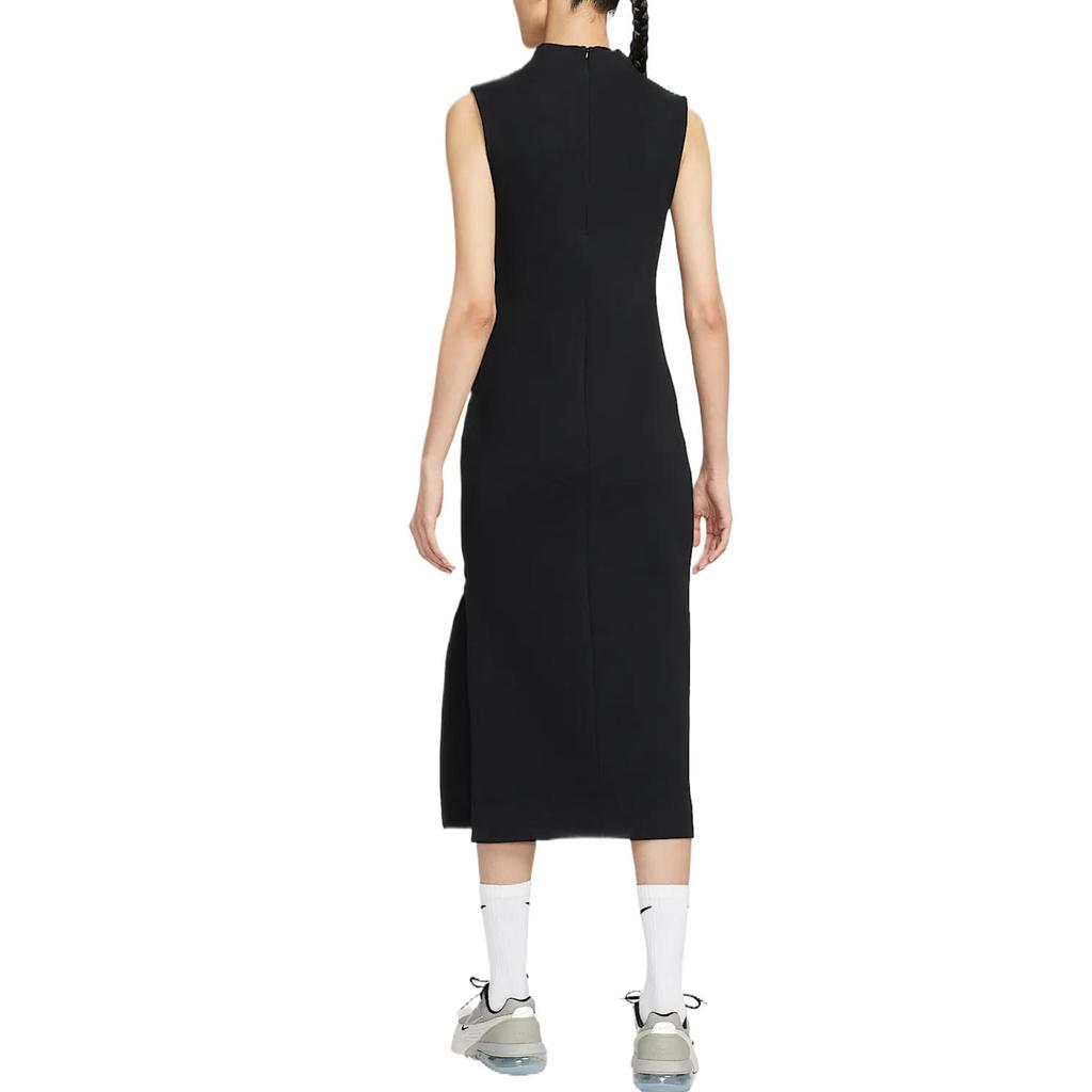 New Nike Sportswear Tech Fleece SS25 Sleeveless Dress Women's Black HJ1386-010