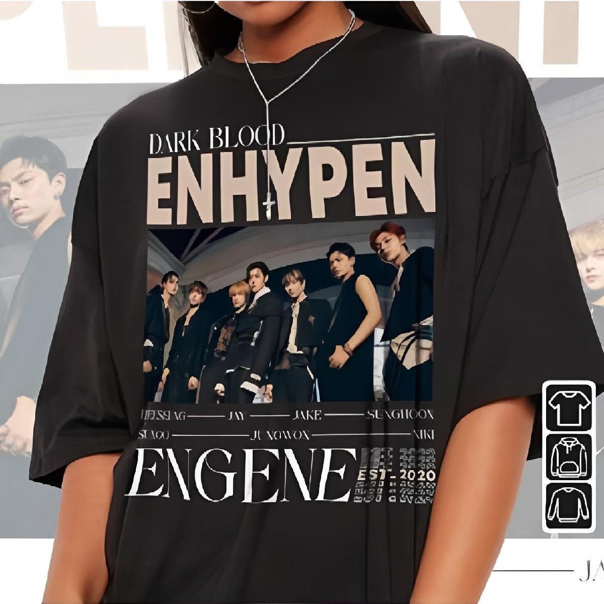 

Kpop EN FATE Men Women Short Sleeve Cotton Round Neck T-Shirt Casual Fashion Unisex Streetwear Tops XXXXXL різнокольоровий