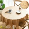 XinJingZhou European Style Oil-Proof PVC Round Tablecloth