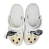 Crocs Classic Clog SIN3A Super Stylish Cartoon Minimalist Gift Bag Version Hole Shoes Unisex White