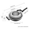 Supor Premium Iron Wok with Lid, 32cm