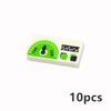 MOC Tile Smooth Printed 1x1 1x4 1x6 2x2 Assemble Particles 2431 3068 Flat Wood Grain Pattern Traffic Warning Bricks Accessories