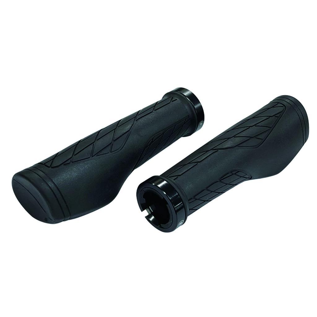 Noguchi Bicycle Grips Ergo Black Small [Antibacterial Lock-On Grip] L&L