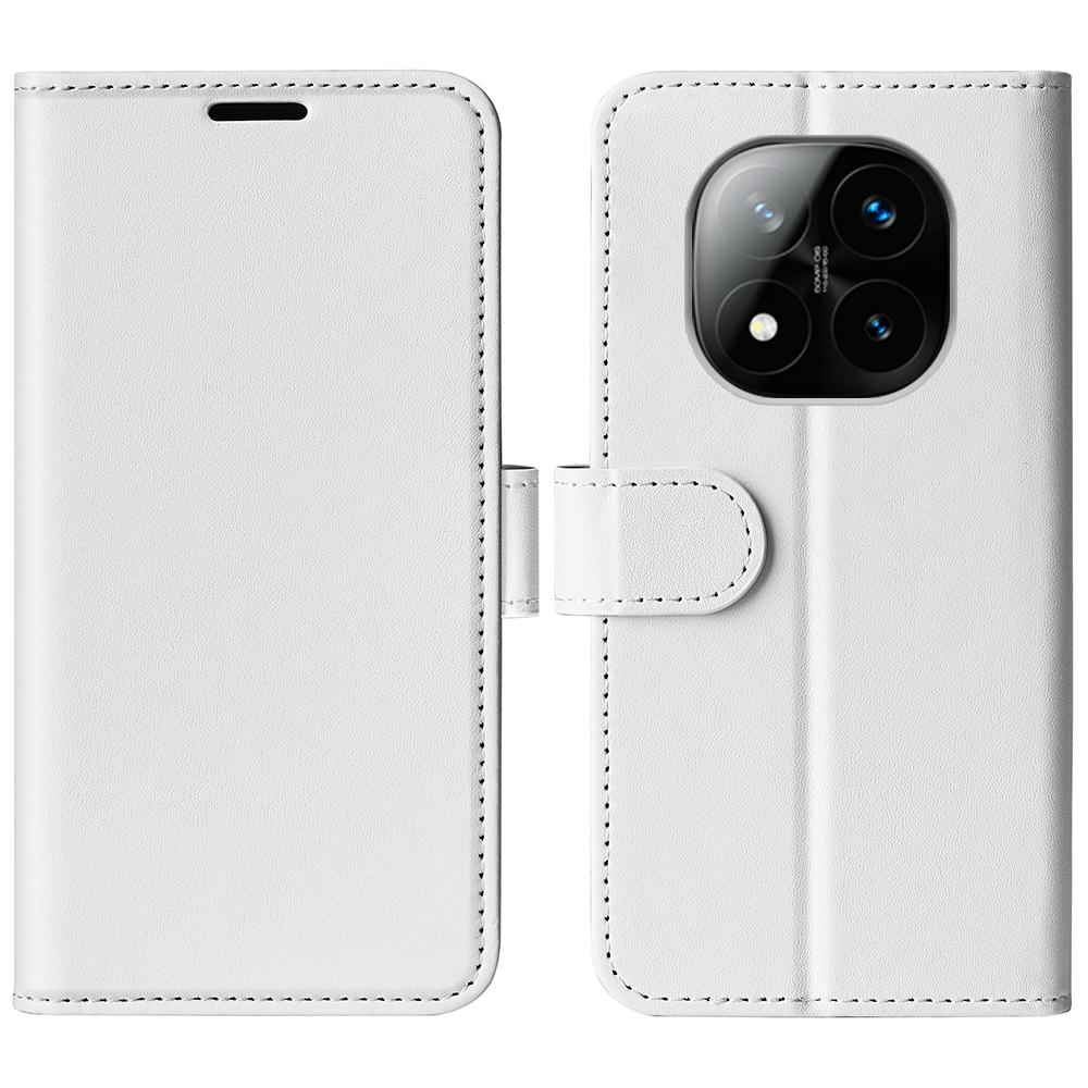 For Xiaomi Redmi Note 14 Pro+ 5G Wallet Case Crazy Horse Texture Stand Leather Phone Cover