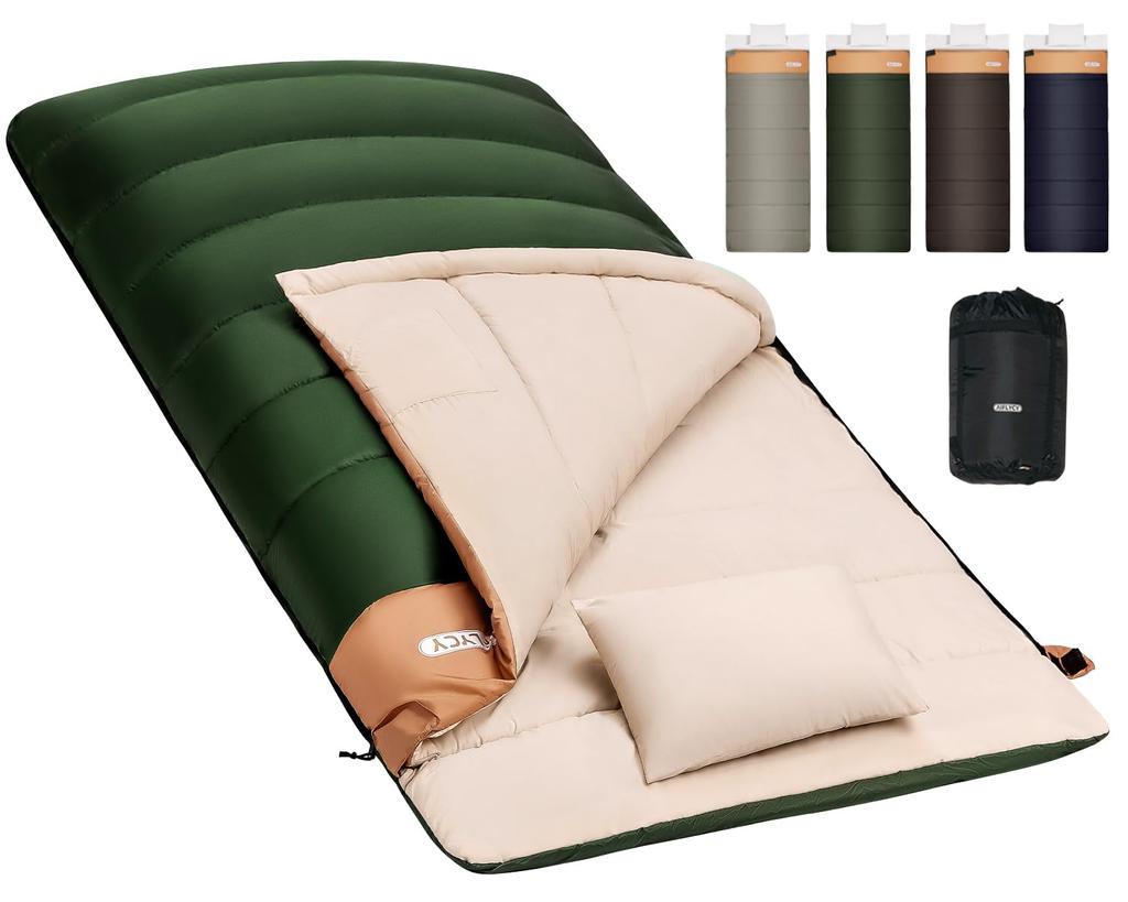 AIFLYCY Down Sleeping Sleeping Bag Insulation for the Feet and 300T Comfortable Temperature Range to Perfect for Car Emergency and Minimum Temperature