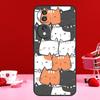 Cute Cat Pattern Kitten Case For Honor Magic 6 5 Pro 50 70 90 Lite X6 X7 X8 X9 X6a X7a X8a X9a X8b X9b Back Cover