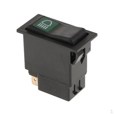 Interruptor de botón de 3 pines para faros delanteros de coche, camión, ingeniería y tren.