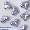 Silver-Plated Y2K Acrylic 3D Spacer Beads for DIY Jewelry Bracelets