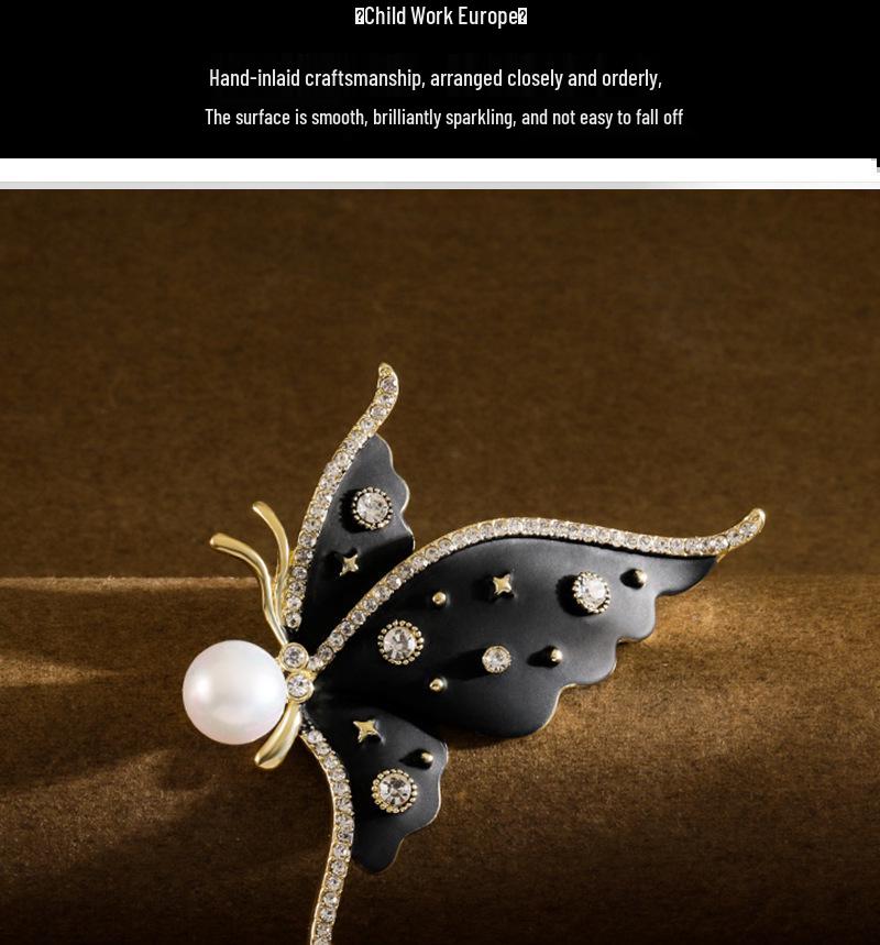 Exquisite Butterfly Brooch: High-End Women's Design Lapel Pin Corsage Accessories